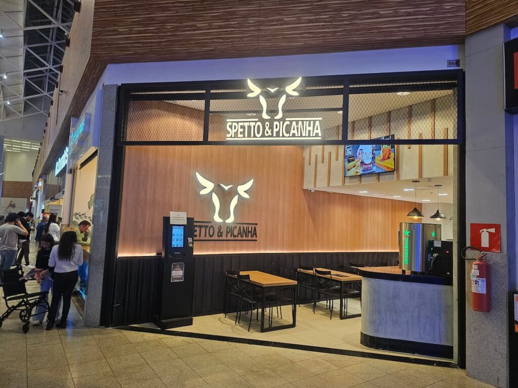 Imagem mostra o Spetto e Picanha, no Shopping do Vale, um dos melhores restaurantes do Vale do Aço.